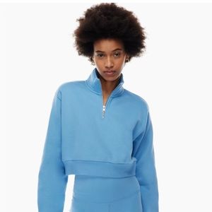 Aritzia TNA Cozy Perfect Fleece 1/4 Zip SMALL
